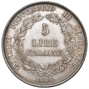 MILAN Provisional government of Lombardy (1848) ...