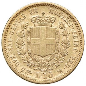 Vittorio Emanuele II (1849-1861) 10 Lire 1857 T - …