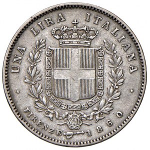 Vittorio Emanuele II re eletto (1859-1861) Lira 18…