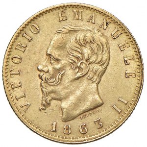 Vittorio Emanuele II (1861-1878) 20 Lire 1863 T - …
