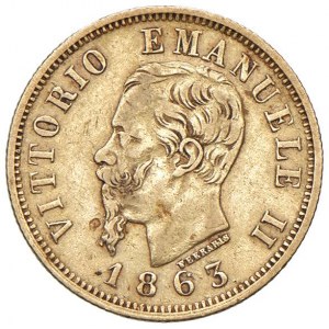 Vittorio Emanuele II (1861-1878) 10 Lire 1863 T - …