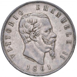 Vittorio Emanuele II (1861-1878) 5 Lire 1861 T - N…