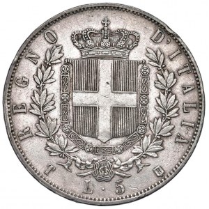 Vittorio Emanuele II (1861-1878) 5 Lire 1861 T - N…
