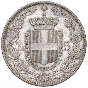 Umberto I (1878-1900) 5 Lire 1878 - Nomisma 992 AG…