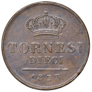 NAPOLI Ferdinando II di Borbone (1830-1859) 10 Tor…