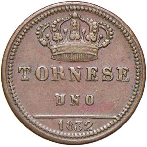 NAPOLI Ferdinando II di Borbone (1830-1859) Tornes…