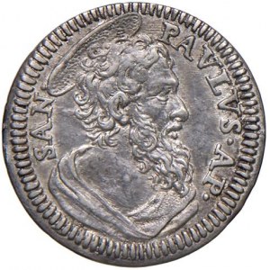 Innocenzo XI (1676-1689) Mezzo grosso - Munt. 195 …
