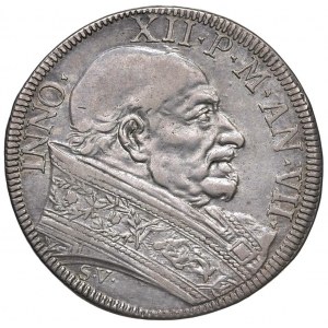 Innocenzo XII (1691-1700) Mezza piastra An. VII - …
