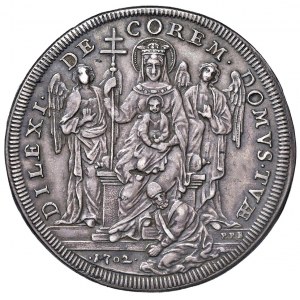 Clemente XI (1700-1721) Piastra 1702 An. II - Munt…