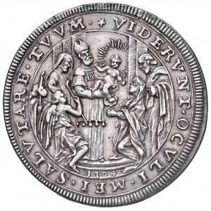 Clemente XI (1700-1721) Piastra 1704 An. IV - Munt…