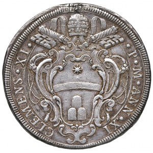 Clemente XI (1700-1721) Piastra An. XI - Munt. 42 …