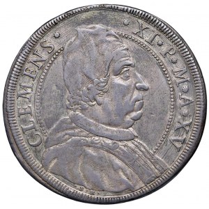 Clemente XI (1700-1721) Piastra An. XV - Munt. 49 …