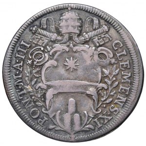 Clemente XI (1700-1721) Testone 1703 An. III - Mun…