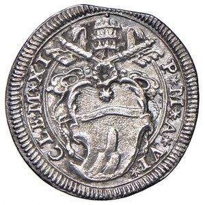 Clemente XI (1700-1721) Grosso An. VI - Munt. 156 …