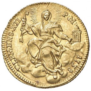 Clemente XII (1730-1740) Zecchino 1738 - Munt. 3 A…