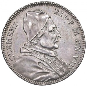 Clemente XII (1730-1740) Testone 1736 An. VII - Mu…