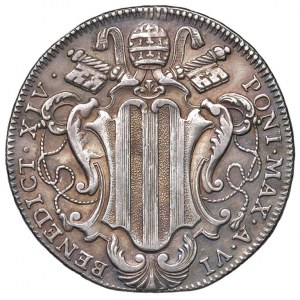 Benedetto XIV (1740-1758) Testone 1746 An. VI - Mu…