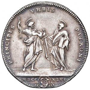 Benedetto XIV (1740-1758) Testone 1746 An. VI - Mu…