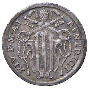Benedetto XIV (1740-1758) Grosso An. I - Munt. 114…