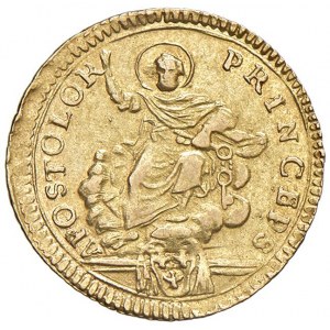 Pio VI (1775-1799) Mezza doppia romana 1787 - Munt…