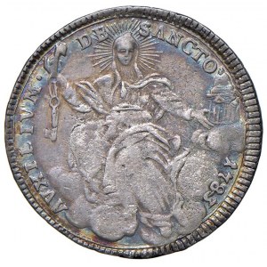 Pio VI (1775-1799) Quinto di scudo 1783 An. IX - M…