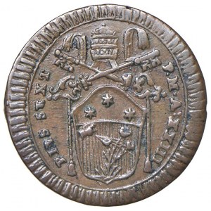 Pio VI (1775-1799) Mezzo baiocco An. XIII - Munt. …