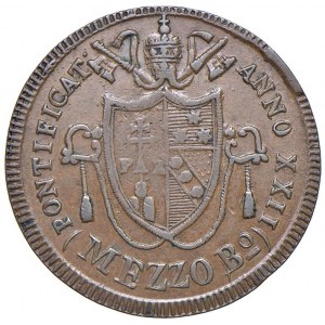 Pio VII (1800-1823) Mezzo baiocco 1822 An. XXII - …