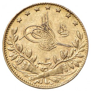 TURCHIA Muhammad V (1909-1918) 50 Kurush AH 1327/3…