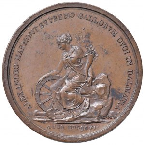 SPALATO Medaglia 1807 Presa di Spalato, veduta del…
