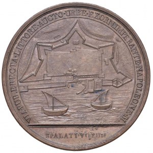 SPALATO Medaglia 1807 Presa di Spalato, veduta del…