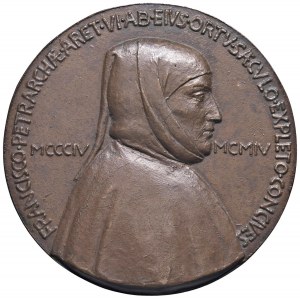 Franceso Petrarca (1304-1374) Medaglia da fusione …