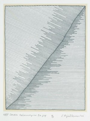 Stanisław Fijałkowski (1922 Zdołbunów - 2020 Łódź), XXIV Studia talmudyczne 2a.jpg