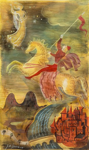 Jan Marcin Szancer (1902 Kraków-1973 Warszawa), Ilustracja do bajki, 1940