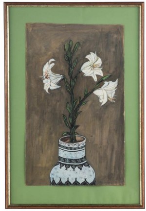 Danuta Leszczyńska-Kluza (1926 Przemyśl - 2019), Kwiaty, 1956