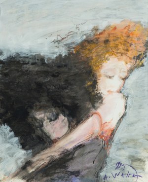Alicja Wahl (1932-2020), Portret kobiety, 1995 r.