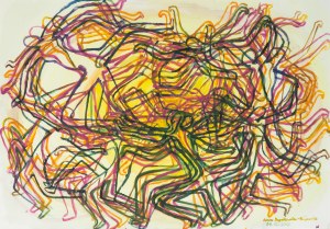 Anna Szpakowska-Kujawska (ur. 1931 r.), Studium do serii Świat jest piękny, 2018