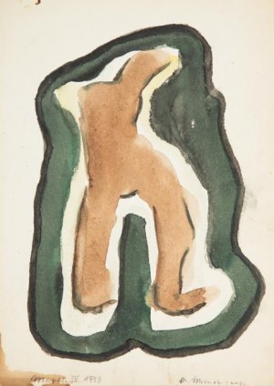 Alfons Mazurkiewicz (1922 Düsseldorf - 1975 Wrocław), Bez tytułu, 1959