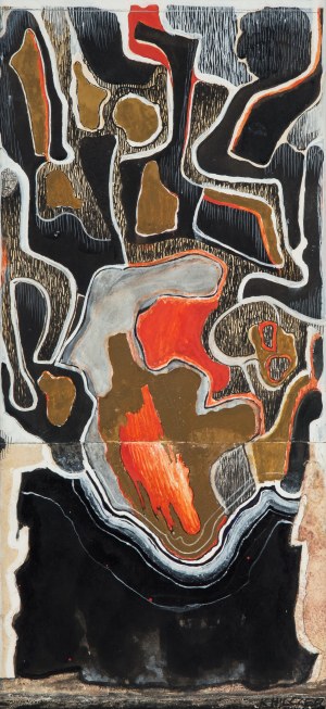 Krystyna Hilczer, Taniec ognia (pantomima), 1986