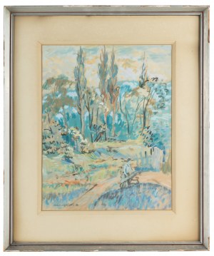 Adam Marczyński (1908 Kraków - 1985 tamże), Pejzaż, 1944