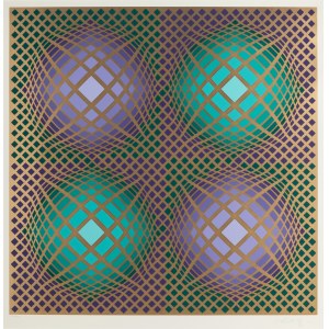 Victor Vasarely (1908 Pécs - 1997 Paryż), Villag-4
