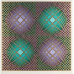 Victor Vasarely (1908 Pécs - 1997 Paryż), Villag-4