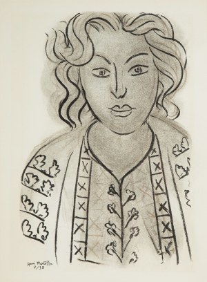 Henri Matisse (1863-1956), Portret kobiety, praca dwustronna