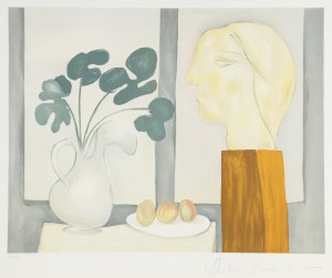 Pablo Picasso (1881 Malaga - 1973 Mougins), Martwa natura w oknie, 1932 / 1982 r.
