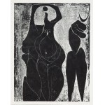 Henryk Płóciennik (1933 Łódź - 2020 tamże), Bez tytułu, 1964
