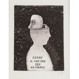 Stasys Eidrigevicius (b. 1949 Mediniškiai/Lithuania), Exlibris by Geert H.van der Zee