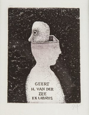 Stasys Eidrigevicius (ur. 1949 Mediniškiai/Litwa), Exlibris Geert H.van der Zee