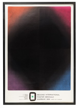Waldemar Świerzy (1931 Katowice-2013 Warszawa), Plakat Międzynarodowego Biennale Plakatu w Warszawie, 1968 r.