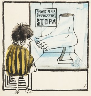 Jerzy Flisak (1930 Warszawa - 2008 tamże), Spółdzielnia szewców STOPA