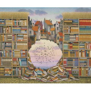 Jacek Yerka, Digital Network, 2016