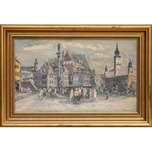Jan Chrzan, Bez tytułu (Plac Zamkowy w Warszawie)